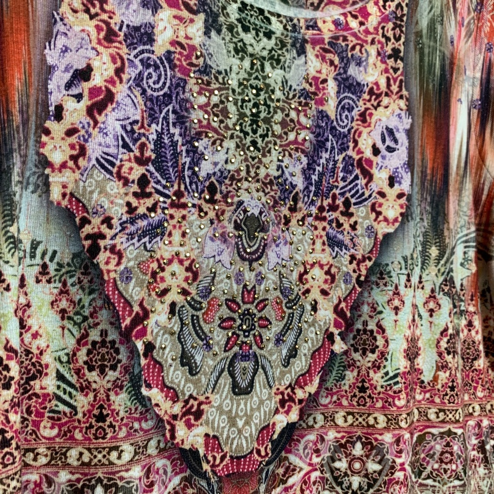 World Unity Colorful Studded Blouse - Picture 5 of 10
